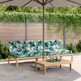 Central pallet garden sofas and 2 acacia wood cushions by , Outdoor sofas - Ref: Foro24-3209360, Price: 346,30 €, Discount: %