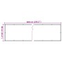 White PVC garden privacy screen 600x90 cm by , fence panels - Ref: Foro24-4005455, Price: 29,99 €, Discount: %