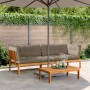 Ecksofas aus Paletten für den Garten und Kissen, 2 Stück, Akazienholz. von , Outdoor-Sofas - Ref: Foro24-3209479, Preis: 436,...