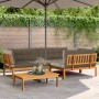 Garten-Palettensofa-Set mit 4-teiligen Akazienholz-Kissen. von , Outdoor-Sofas - Ref: Foro24-3209491, Preis: 699,84 €, Rabatt: %