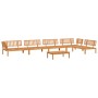 Set of 6-piece solid acacia wood garden pallet sofas by , Outdoor sofas - Ref: Foro24-3209439, Price: 660,03 €, Discount: %