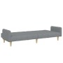 Sofá cama de 2 plazas con taburete tela gris claro de , Sofás - Ref: Foro24-3258088, Precio: 321,84 €, Descuento: %