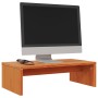 Soporte de monitor madera maciza pino marrón cera 50x27x15 cm de , Muebles TV - Ref: Foro24-847164, Precio: 22,05 €, Descuent...