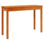 Mesa consola madera maciza de pino marrón cera 110x40x75 cm de , Mesas auxiliares - Ref: Foro24-847172, Precio: 66,07 €, Desc...