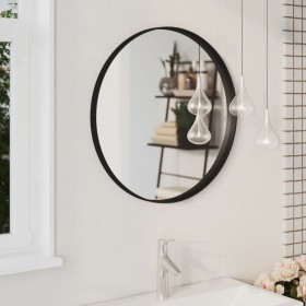 Black wall mirror 60 cm by vidaXL, Mirrors - Ref: Foro24-322295, Price: 52,80 €, Discount: %