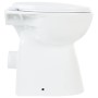 Spülrandlose Toilette mit Absenkautomatik, 7 cm hoch, weiße Keramik von vidaXL, Badezimmer - Ref: Foro24-145779, Preis: 182,3...