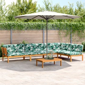 Garten-Palettensofa-Set mit 5-teiligen Kissen aus Akazienholz. von , Outdoor-Sofas - Ref: Foro24-3209516, Preis: 781,99 €, Ra...