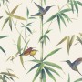 Ecru-Tapete Noordwand Kolibri und Bamboo von Noordwand, Bemaltes Papier - Ref: Foro24-431356, Preis: 39,02 €, Rabatt: %