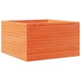 Jardinera de madera maciza de pino marrón cera 80x80x45,5 cm de , Maceteros y jardineras - Ref: Foro24-847260, Precio: 140,95...