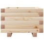 Solid pine wood planter 40x40x26.5 cm by , Pots and planters - Ref: Foro24-847288, Price: 52,62 €, Discount: %