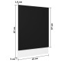 Plywood black dishwasher panel 45x3x67 cm by , Kitchen cabinets - Ref: Foro24-802555, Price: 35,57 €, Discount: %