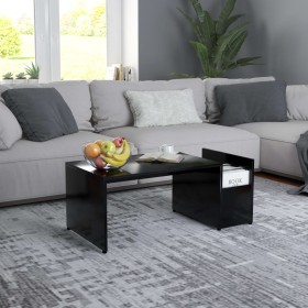 Black plywood coffee table 90x45x35 cm by , Coffee table - Ref: Foro24-802922, Price: 40,83 €, Discount: %