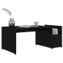 Mesa de centro madera contrachapada negro 90x45x35 cm de , Mesas de centro - Ref: Foro24-802922, Precio: 40,83 €, Descuento: %