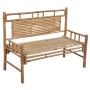 Bamboo bench with cushion 120 cm by , garden benches - Ref: Foro24-3063885, Price: 115,46 €, Discount: %