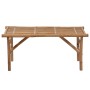 Folding garden bench with bamboo cushion 118 cm by , garden benches - Ref: Foro24-3063858, Price: 72,53 €, Discount: %