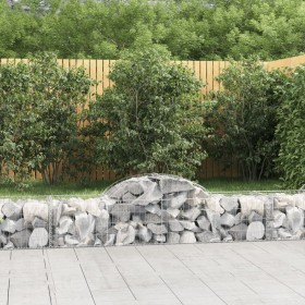 Gabion baskets 50 units, arched shape, iron, 200x50x40/60 cm by , Pots and planters - Ref: Foro24-3146276, Price: 2,00 €, Dis...