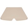 Dosel de repuesto columpio de jardín beige 150/130x105/70 cm de , Cubiertas para carpas y cenadores - Ref: Foro24-312097, Pre...