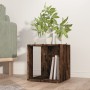 Smoked oak plywood side table 33x33x34.5 cm by , Side tables - Ref: Foro24-816020, Price: 23,55 €, Discount: %