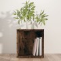 Smoked oak plywood side table 33x33x34.5 cm by , Side tables - Ref: Foro24-816020, Price: 23,55 €, Discount: %