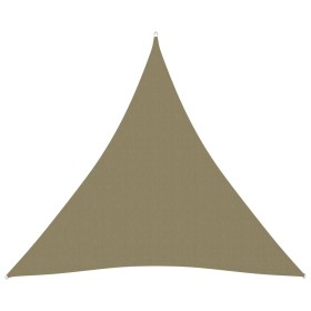 Toldo de vela triangular tela Oxford beige 6x6x6 m de , Sombrillas - Ref: Foro24-135185, Precio: 48,05 €, Descuento: %