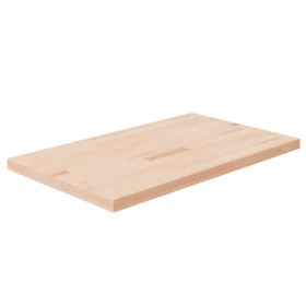 Solid untreated wood bathroom countertop 100x60x4 cm by , Countertops - Ref: Foro24-342952, Price: 117,66 €, Discount: %