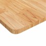 Encimera baño madera maciza tratada marrón claro 100x50x2,5 cm de , Encimeras - Ref: Foro24-343039, Precio: 74,99 €, Descuent...