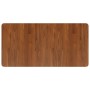 Encimera baño madera maciza tratada marrón oscuro 100x50x2,5 cm de , Encimeras - Ref: Foro24-343053, Precio: 77,79 €, Descuen...