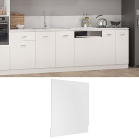 White plywood dishwasher panel 59.5x3x67cm by , Kitchen cabinets - Ref: Foro24-802562, Price: 36,38 €, Discount: %