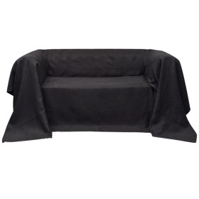 Cover for anthracite gray micro-suede sofa 270x350 cm by , Covers - Ref: Foro24-130897, Price: 25,77 €, Discount: %