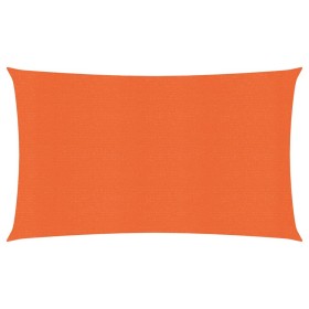 Orange HDPE sail shade 160 g/m² 2.5x5 m by , Umbrellas - Ref: Foro24-311676, Price: 34,75 €, Discount: %