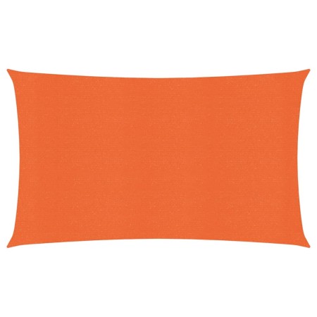 Orange HDPE sail shade 160 g/m² 2.5x5 m by , Umbrellas - Ref: Foro24-311676, Price: 34,75 €, Discount: %