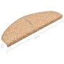 Stair step carpets 15 units gold 65x21x4 cm by , Stair mats - Ref: Foro24-322379, Price: 84,55 €, Discount: %