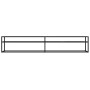 TV stand made of tempered glass in black marble color, 220x40x40.5 cm by , TV Furniture - Ref: Foro24-331733, Price: 144,16 €...