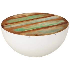 Recycled wood bowl-shaped coffee table Ø50x24 cm by , Coffee table - Ref: Foro24-352020, Price: 135,99 €, Discount: %