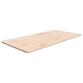 Solid untreated wood bathroom countertop 100x50x1.5 cm by , Countertops - Ref: Foro24-342925, Price: 53,99 €, Discount: %