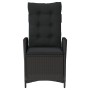 Sillones reclinable jardín cojines 2 uds ratán sintético negro de , Sillas de jardín - Ref: Foro24-365265, Precio: 244,02 €, ...