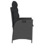 Reclining garden armchairs with 2 black synthetic rattan cushions by , Garden chairs - Ref: Foro24-365265, Price: 244,02 €, D...