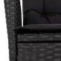 Reclining garden armchairs with 2 black synthetic rattan cushions by , Garden chairs - Ref: Foro24-365265, Price: 244,02 €, D...