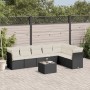 8-piece garden sofa set with black synthetic rattan cushions by , Garden sets - Ref: Foro24-3249585, Price: 499,32 €, Discoun...