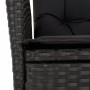 Garden dining set 3 pieces with black synthetic rattan cushions by , Garden sets - Ref: Foro24-3277445, Price: 339,39 €, Disc...