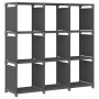 Regal mit 9 grauen Stoffwürfeln 103x30x107,5 cm von vidaXL, Bücherregale und Regale - Ref: Foro24-322612, Preis: 28,27 €, Rab...