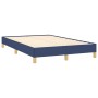 Box spring bed with blue fabric mattress 120x190 cm by , Beds and slatted bases - Ref: Foro24-3269771, Price: 361,62 €, Disco...