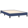 Cama box spring con colchón tela azul 120x190 cm de , Camas y somieres - Ref: Foro24-3269750, Precio: 395,99 €, Descuento: %