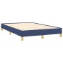 Box spring bed with blue fabric mattress 120x190 cm by , Beds and slatted bases - Ref: Foro24-3269778, Price: 367,19 €, Disco...