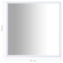 Weißer Spiegel 70x70 cm von vidaXL, Spiegel - Ref: Foro24-322720, Preis: 72,91 €, Rabatt: %