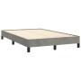 Boxspringbett mit hellgrauem Samtmatratze 120x190 cm. von , Betten und Lattenroste - Ref: Foro24-3269837, Preis: 379,98 €, Ra...