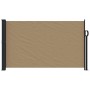 Retractable side awning in taupe gray, 120x500 cm. by , Umbrellas - Ref: Foro24-4004409, Price: 92,53 €, Discount: %