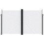 Toldo lateral retráctil blanco 200x1200 cm de , Sombrillas - Ref: Foro24-4004856, Precio: 165,43 €, Descuento: %