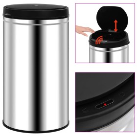 Trash can with automatic sensor 60 L stainless steel by vidaXL, Garbage cans and trash cans - Ref: Foro24-322695, Price: 108,...