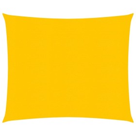 Toldo de vela cuadrado HDPE amarillo 160 g/m² 5x5 m de , Sombrillas - Ref: Foro24-311553, Precio: 50,99 €, Descuento: %